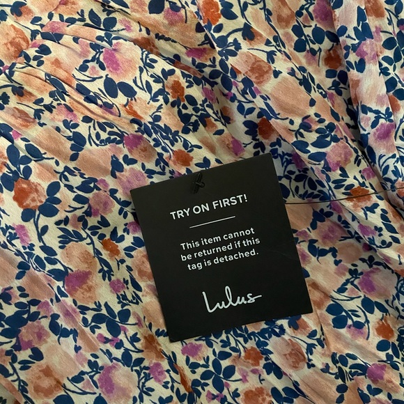 LuLus V Neck Flow Dress - Picture 3 of 6